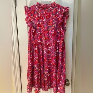 NWT Jodifl Red Floral Dress Size Large